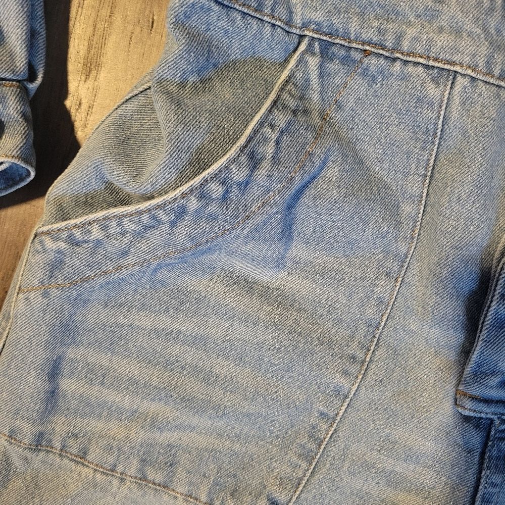 Worthy Threads denim jumpsuit size LARGE - Picture 5 of 8
